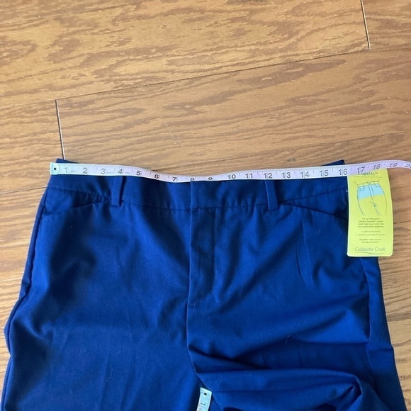 Coldwater Creek Women's Blue Natural Fit Straight Leg - 12 Petite - Picture 11 of 12